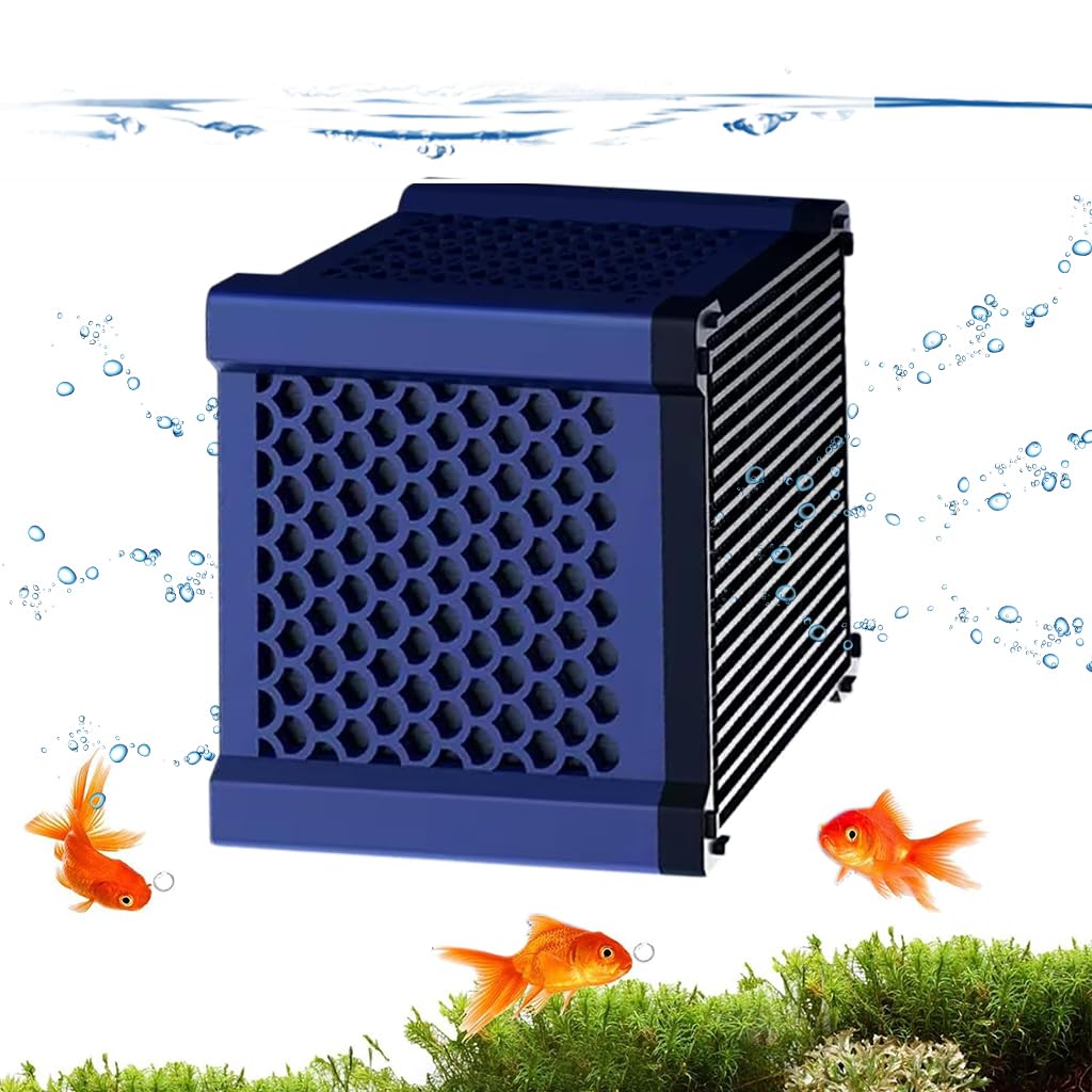 Qpets Aquarium Water Filter Cube Honeycomb Charcoal Base Filtration Block Non-electric Aquarium Water Filter Cube Underwater Fish Tank Filtration Cube for Deodor, Water Filtration (11.5*11*11.5CM) Qpets Aquarium Water Filter Cube Honeycomb Charcoal Base Filtration Block Non-electric Aquarium Water Filter Cube Underwater Fish Tank Filtration Cube for Deodor, Water Filtration (11.5*11*11.5CM)